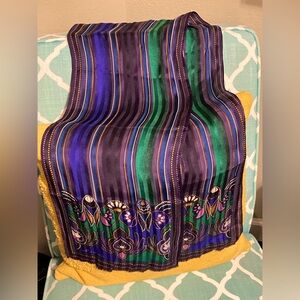 Vintage Oscar de la Renta silk scarf